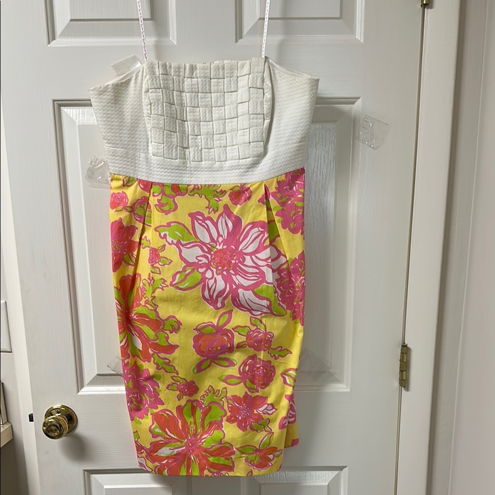 Lilly Pulitzer Yellow Sundress Sleeveless